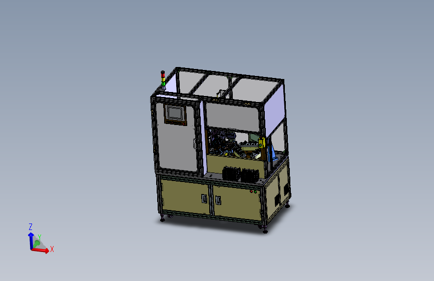 硬盘摆臂轴承加胶机 3D模型proe4.0可编辑
