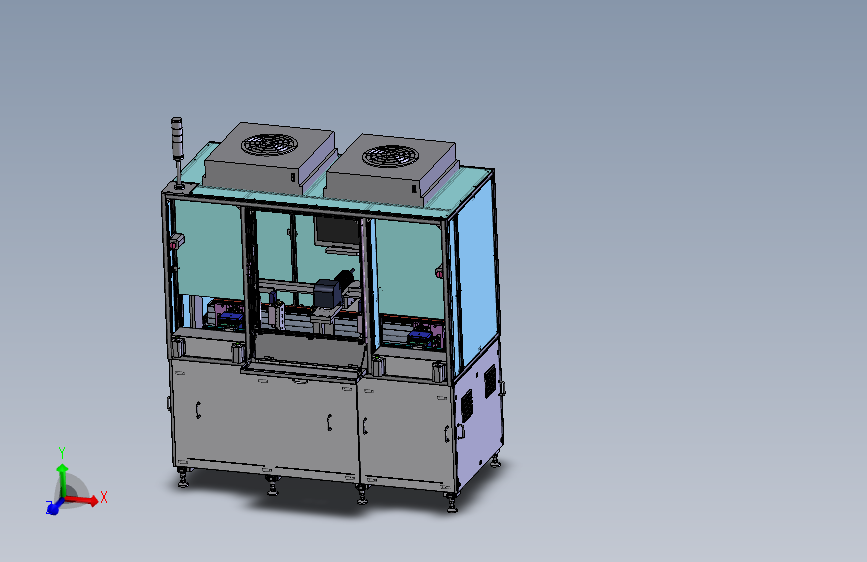 硬盘折片激光辐射角度调整机3D+说明书 3D模型proe4.0可编辑