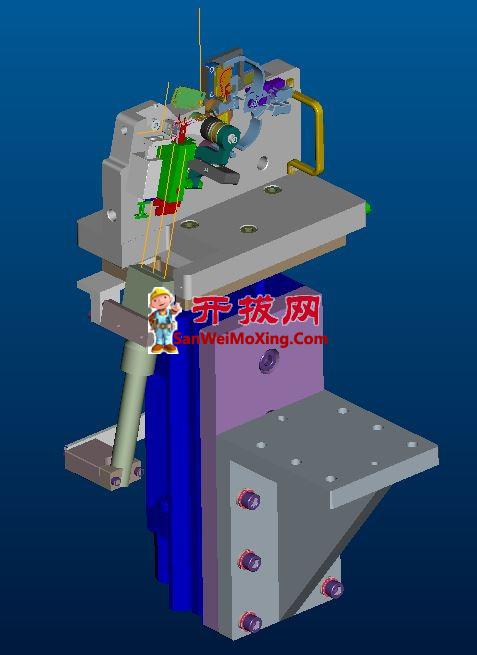 自动化硬盘摆臂OCR机 3D模型proe4.0可编辑