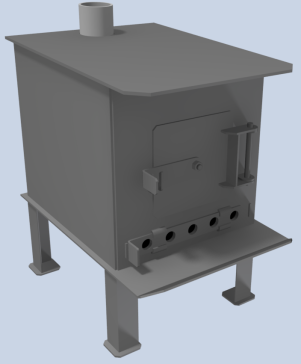 05 小型柴火壁炉 INV DXF PDF