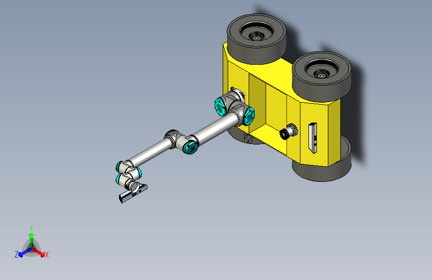 G032551-紧急探测机器人+E-Bot=机器人机械臂