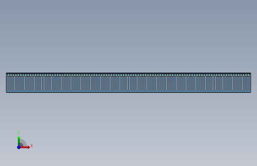 50×80线槽 正面视图