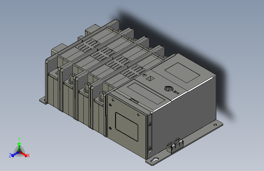 NDQ3H-400-4P(N3)-F-II-3D模型图