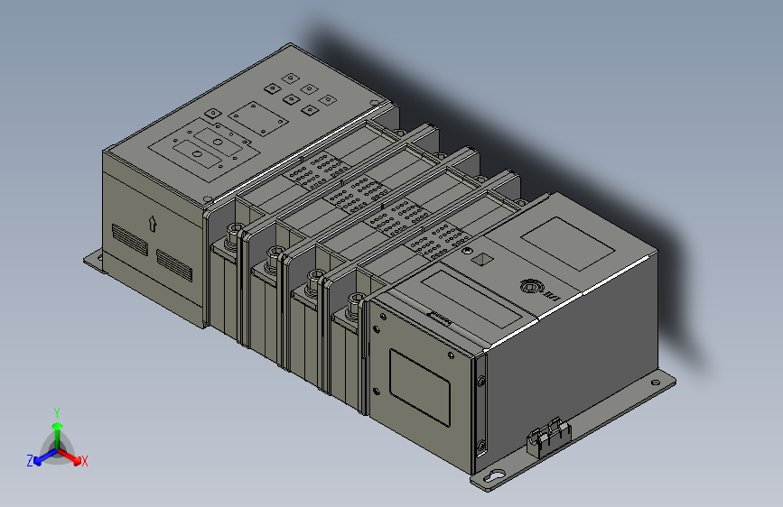 NDQ3H-400-4P(N3)-Z-II-3D模型图
