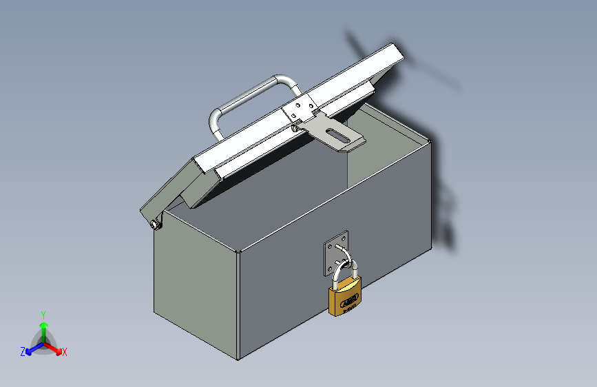 工具箱stainless-steel-box-with-padlock-1 2 STP