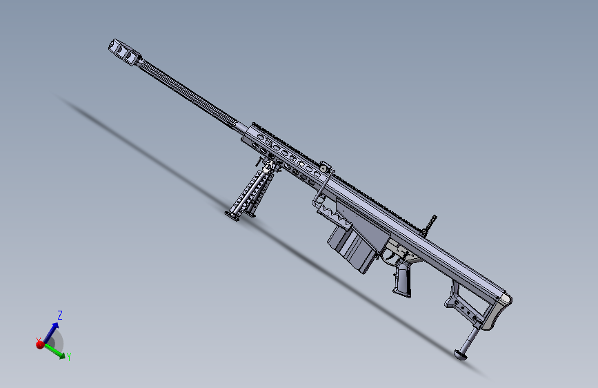 M107狙击枪模型