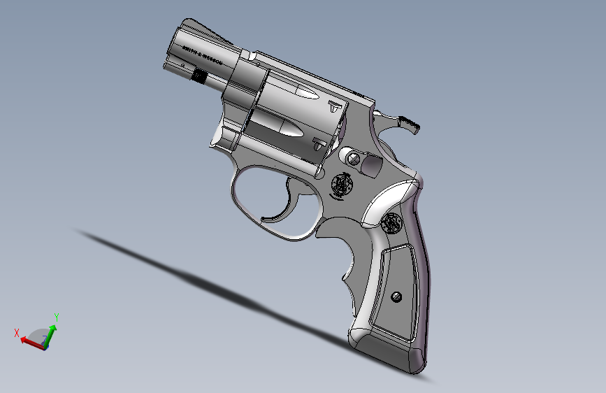 S&W Mod手枪模型