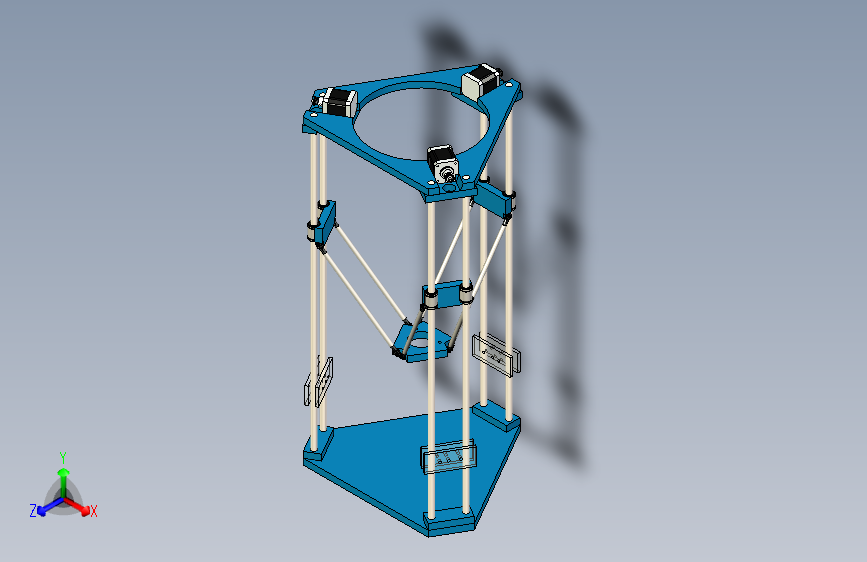 G033571-三角洲3D打印机建设=机器人机械臂