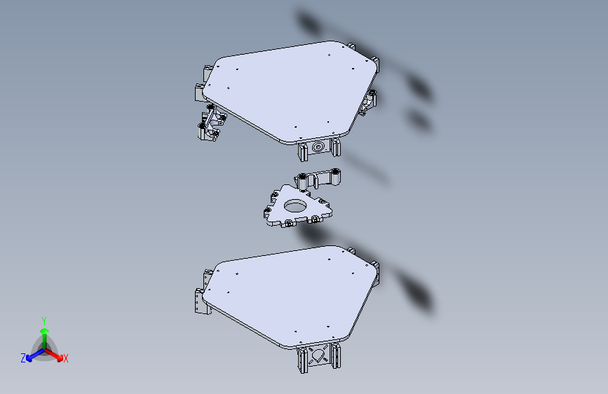 G033594-三角洲机器人_打印3D零件=机器人机械臂