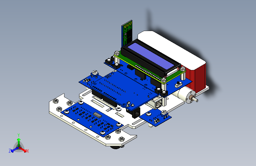 G033726-使用Arduino+Uno的线跟踪机器人=机器人机械臂