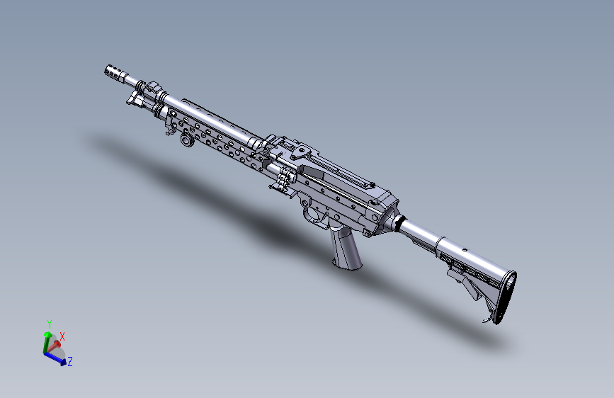 FN Minimi轻机枪参考模型