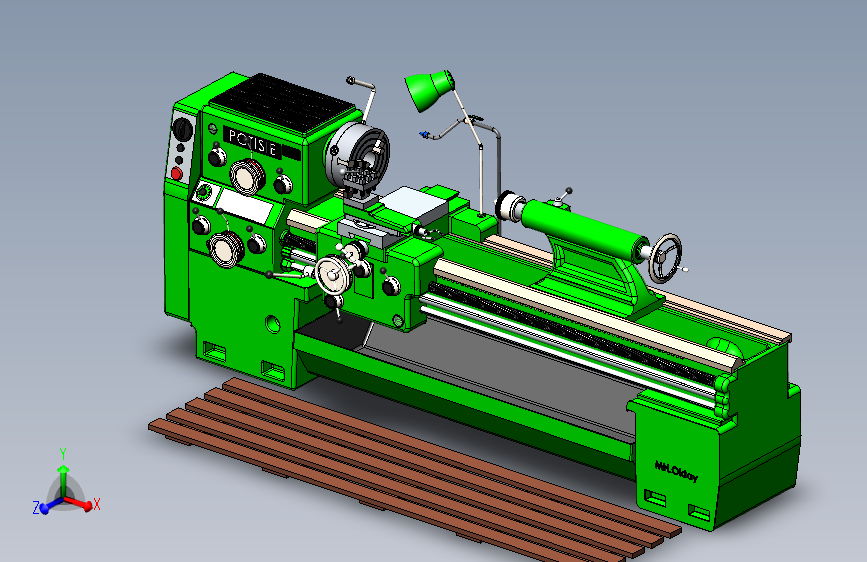 Stanok tokarnaya机床模型s _SOLIDWORKS 2021_模型图纸免费下载 – 懒石网