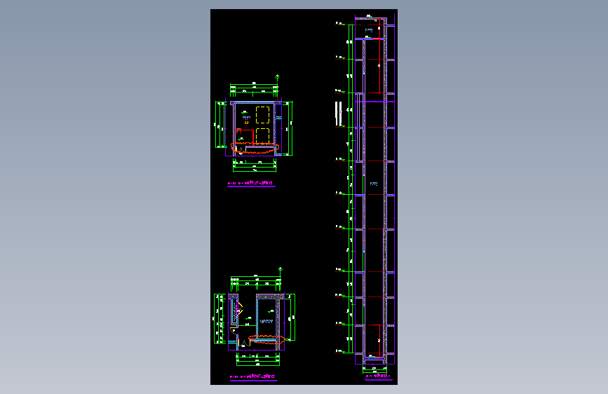 CAD建筑施工修建图纸3