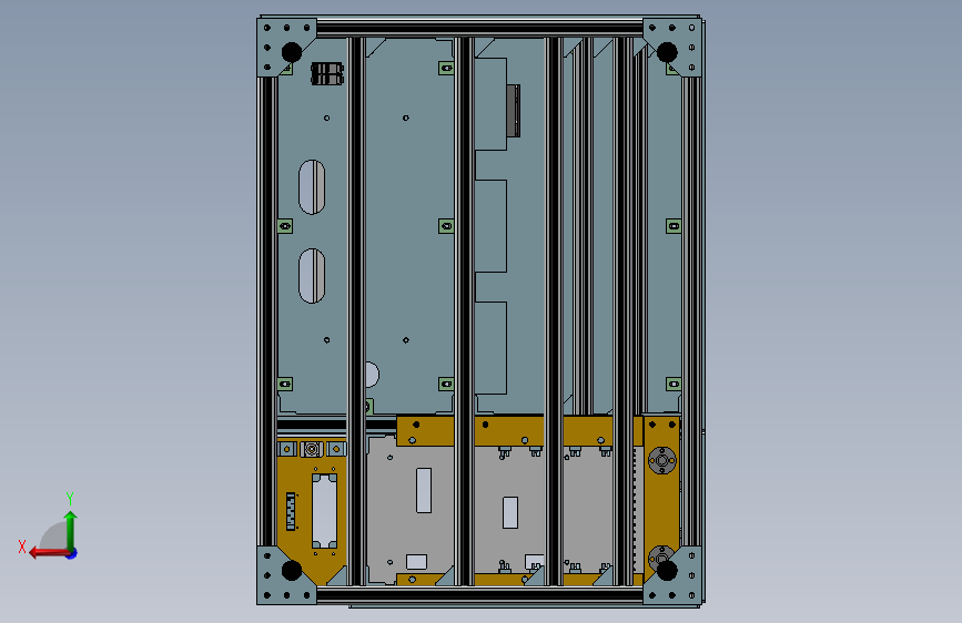 PCB板检测设备 背面视图