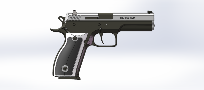 CZ-97S手枪模型
