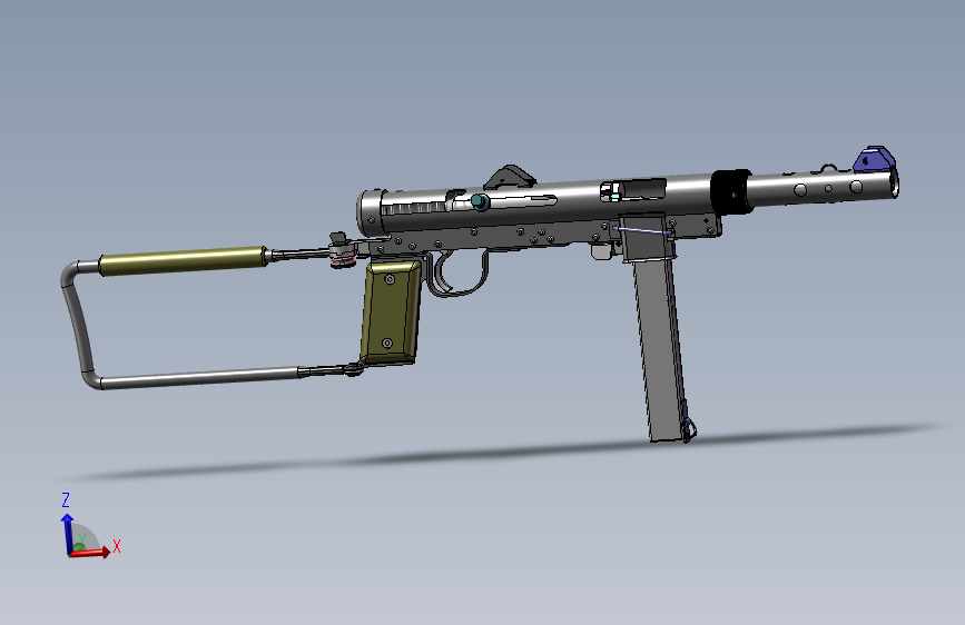 M45 Gustav 9mm冲锋枪参考模型