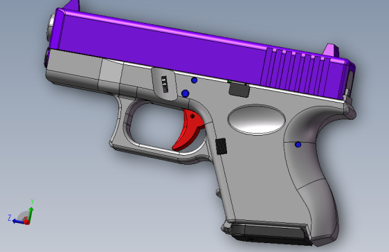 Glock 26手枪参考模型