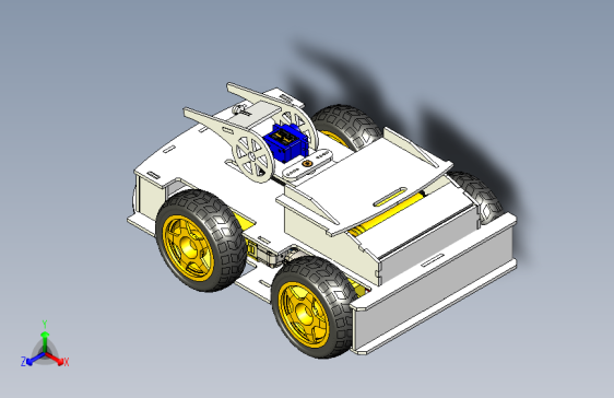 G034059-坦克大战机器人（SOLIDWORKS）=机器人机械臂