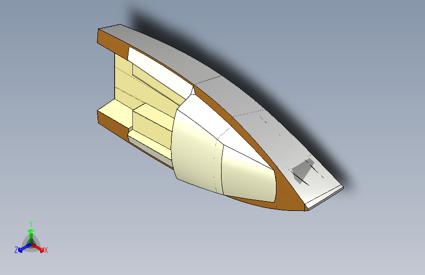 G045968-6m越野帆船=轮船船体
