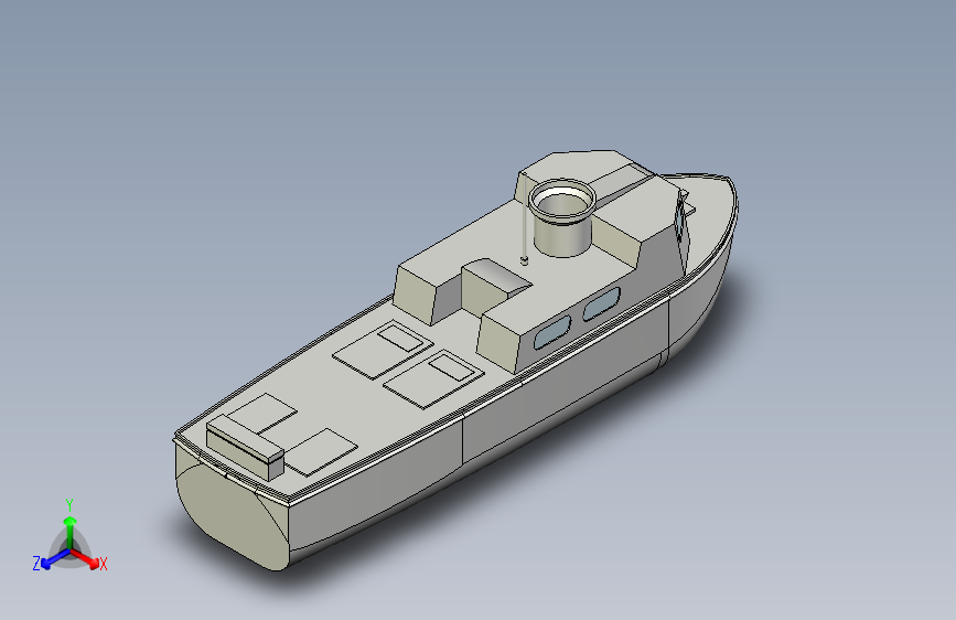 G046087-50英尺海洋巡逻艇=轮船船体