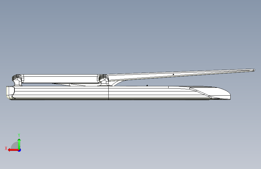 G046156-Ac72 模型船体=轮船船体 背面视图