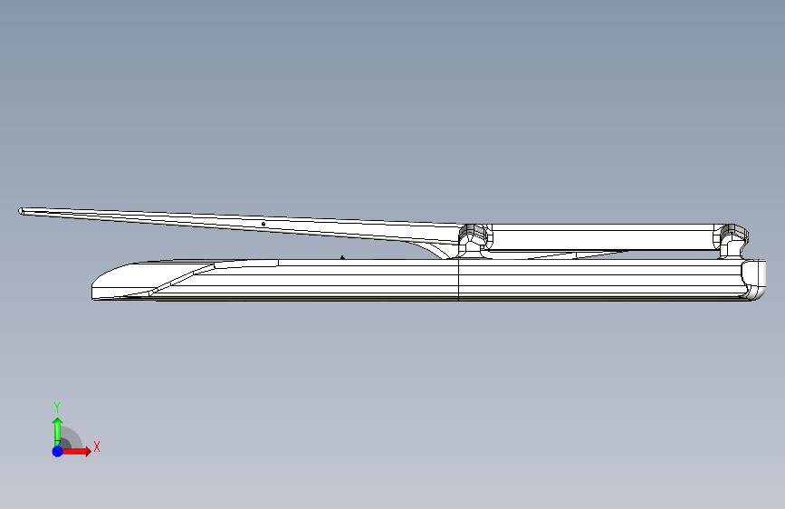 G046156-Ac72 模型船体=轮船船体 正面视图