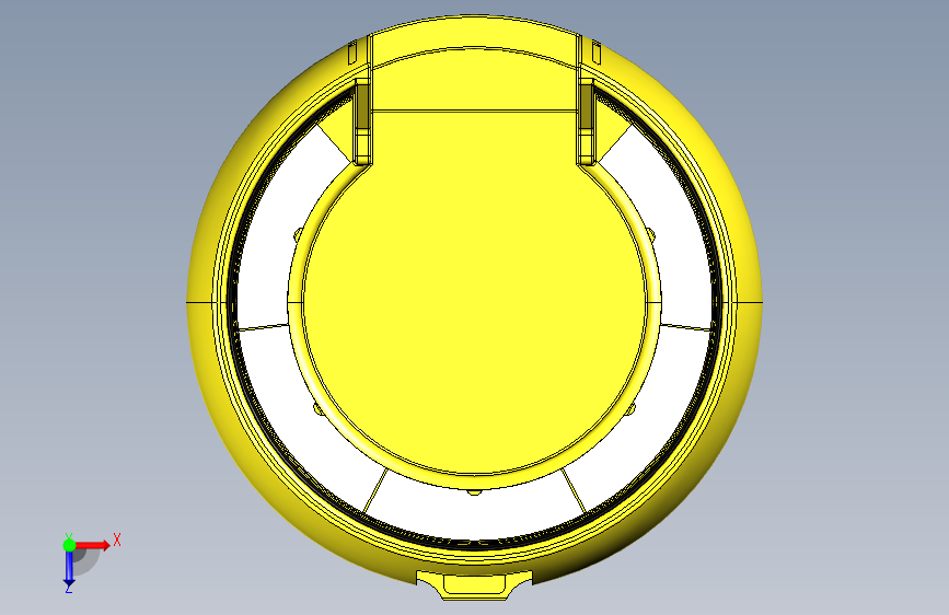 G046243-Donut boat=轮船船体 俯视图