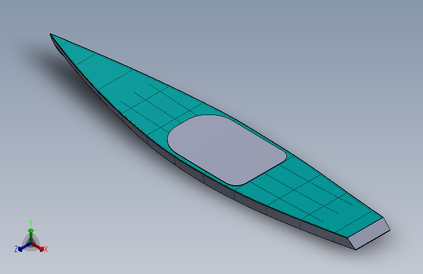 G046240-DIY 14英尺站立式桨板套件 SUP=轮船船体