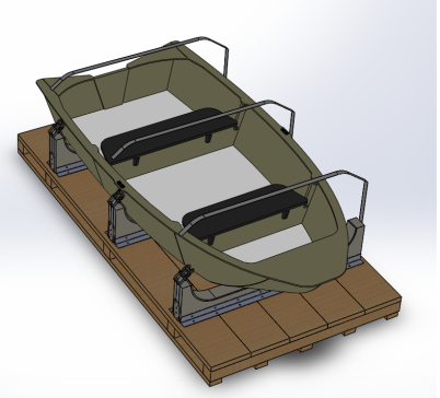 G046260-Fishing Boat Lifting Surface Model=轮船船体