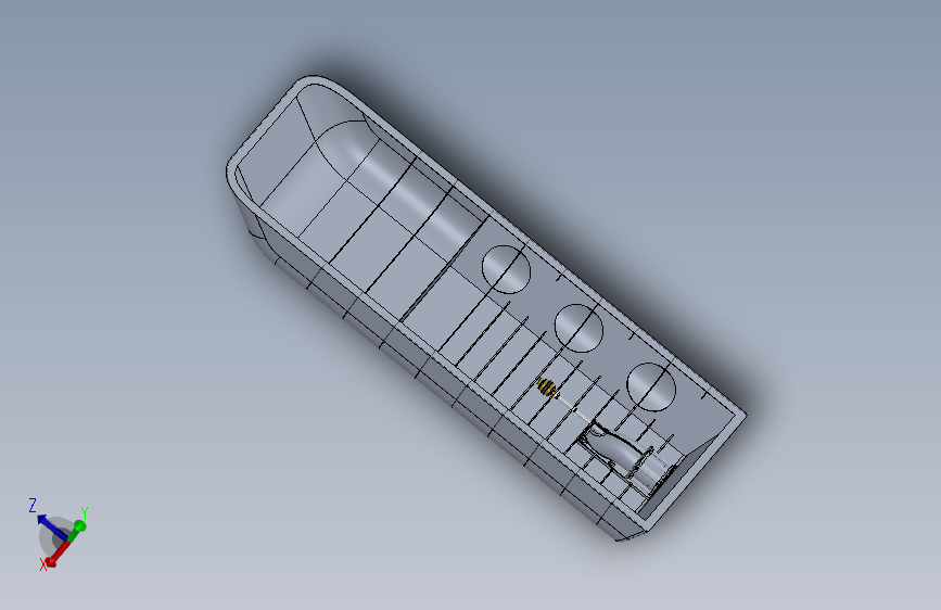 G046415-RC船推进系统组件 (1)=轮船船体