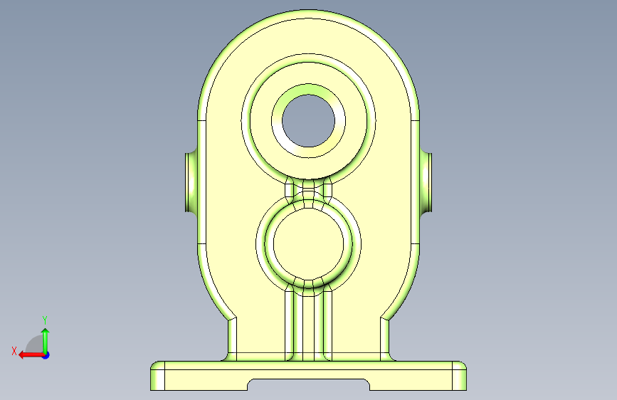 G035361-3D+CAD+Basic+exercise_+Pump+Body_+Cuerpo+de+Bomba_Autodesk+Inventor+Pro=水泵油泵 背面视图
