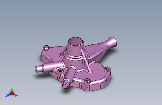 G035363-3D+CAD+基础练习+_+水泵壳体_+水泵壳体_Autodesk+Inventor+Pro=水泵油泵