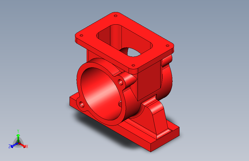 G035364-3D+CAD+基础练习_+泵壳_+水泵壳体_+Autodesk+Inventor+Pro=水泵油泵