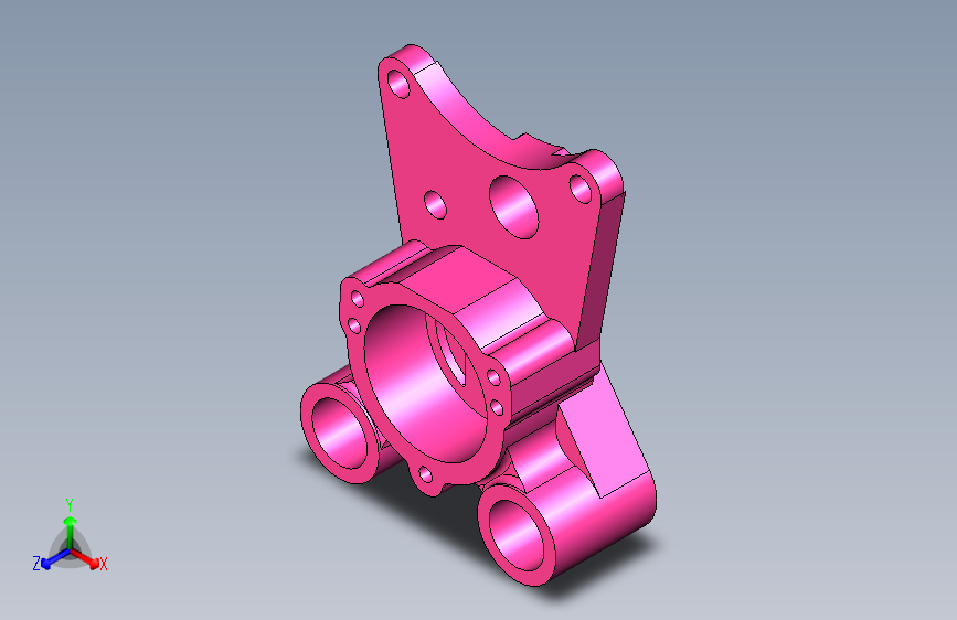 G035367-3D+CAD+基础练习_+箱体和壳体零件绘图建模+-+泵体_+水泵主体_+Autodesk+Inventor+Pro=水泵油泵