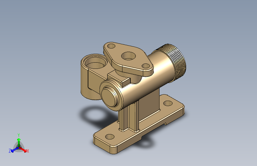 G035369-3D+CAD+基础练习_泵缸_泵缸_Autodesk+Inventor+Pro=水泵油泵