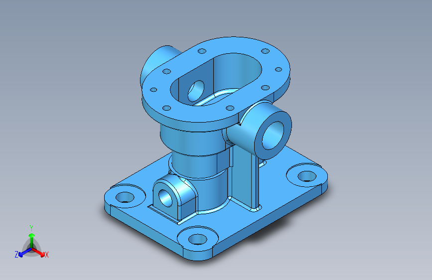 G035370-3D+CAD+基础练习_泵体部分_泵体_Autodesk+Inventor+Pro+(1)=水泵油泵