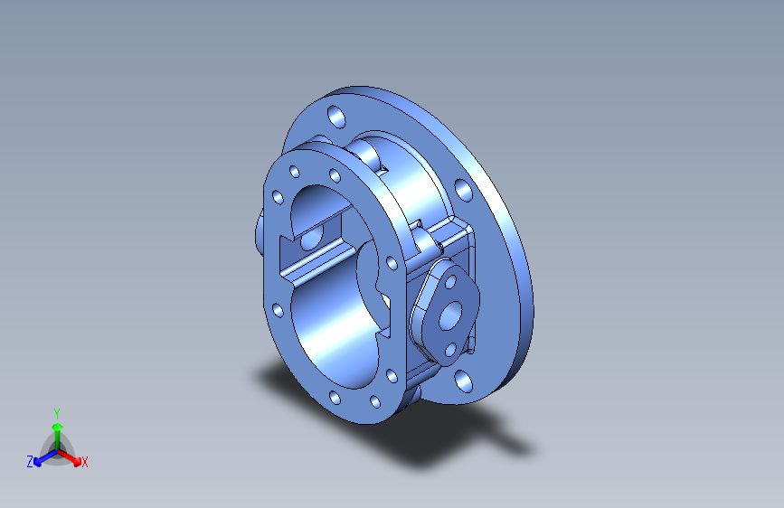 G035376-3D+CAD基本锻炼_泵身体_Cuerpo+de+Bomba_Autodesk+Inventor+Pro+Pro=水泵油泵