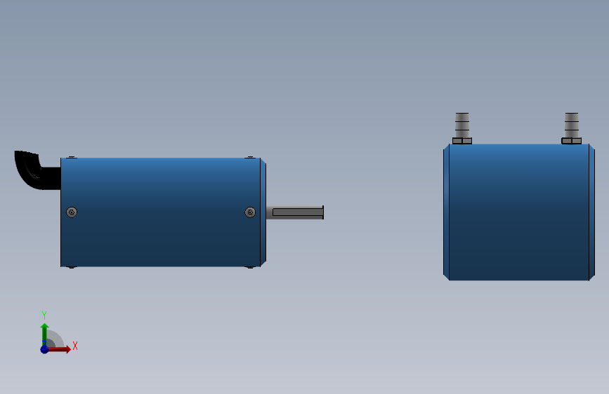 G046487-Turnigy Aquastar 3974-2200KV水冷却无刷电动机=轮船船体 正面视图