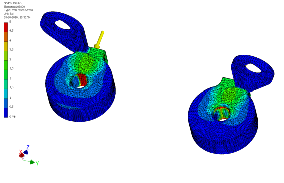 G046496-Ultem(R)ate Bracket C1 (0.018 磅, 0.376 立方英寸)=轮船船体