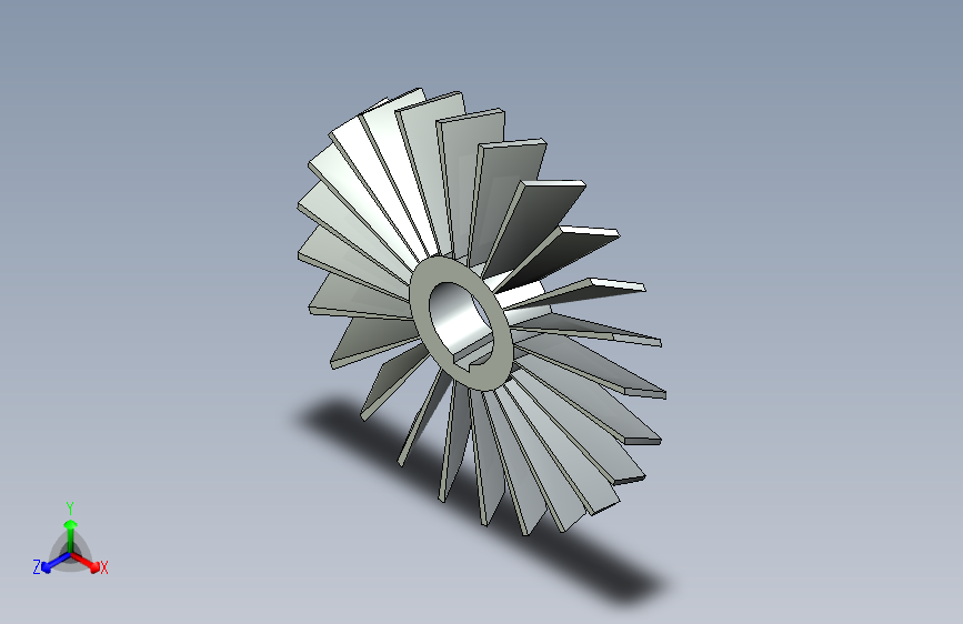 G035479-Aerospace+Impellor+and+Turbine+blades+simple+drawing=水泵油泵