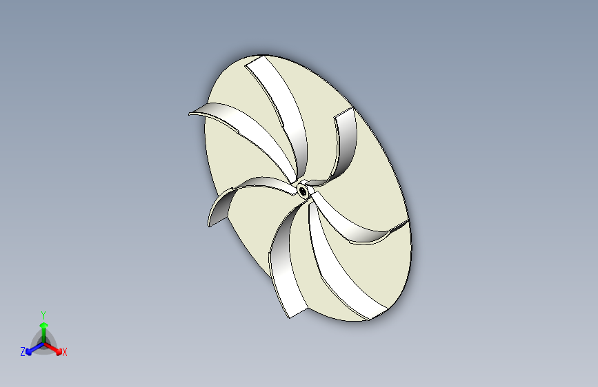 G035499-AutoCAD+-+水泵叶轮=水泵油泵