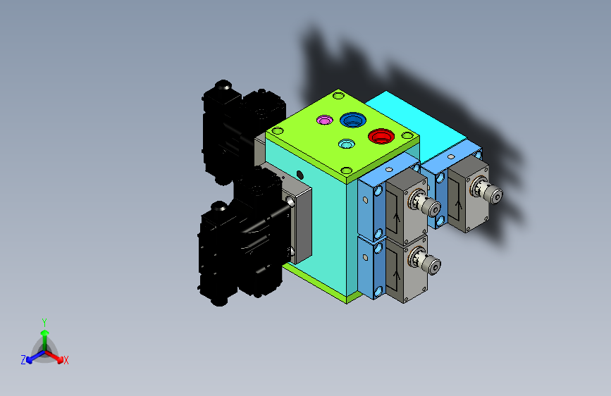 G035683-Hydraulic+block+on+the+electric+arc+furnace=水泵油泵