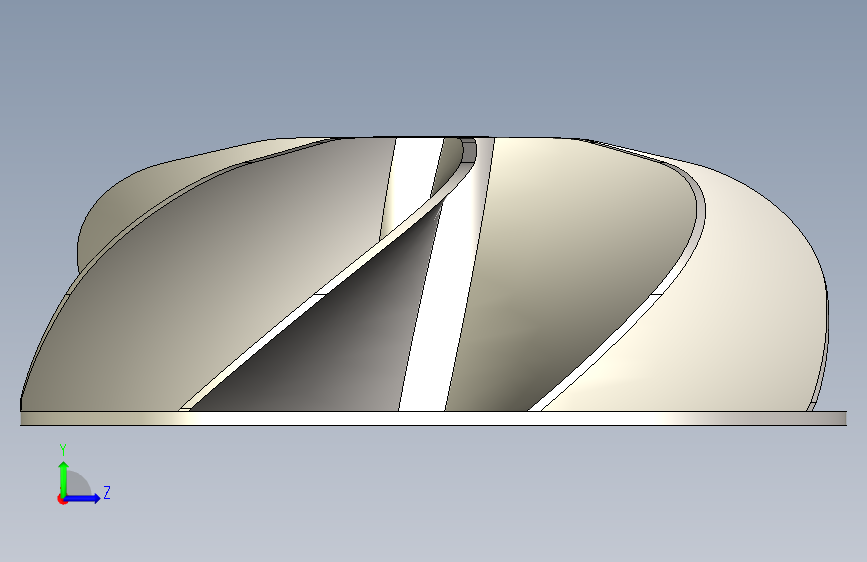 G035690-Impeller=水泵油泵 左侧视图