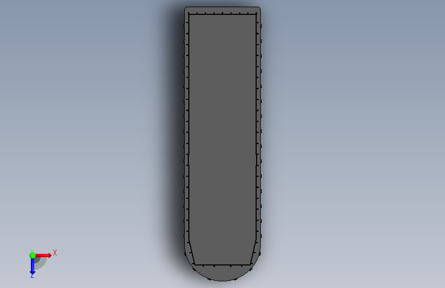 G046600-驳船 (1)=轮船船体 俯视图