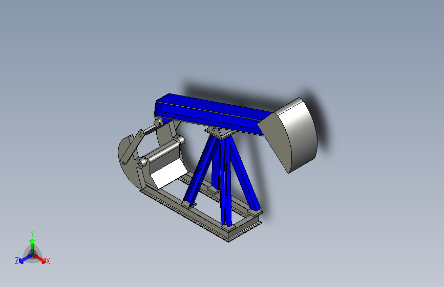G035865-Solidworks+_+抽油机机构=水泵油泵