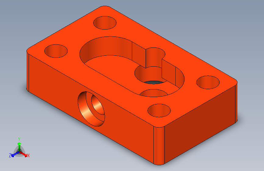 G035880-Studycadcam+3D+CAD+练习+227+_+291+齿轮泵体+Autodesk+Inventor+Pro=水泵油泵