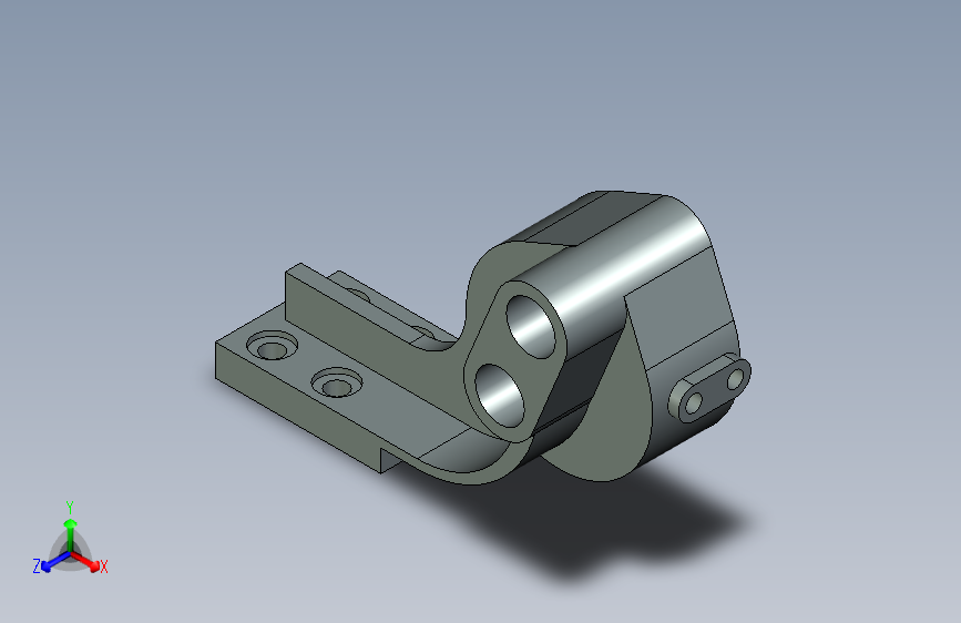 G035881-Studycadcam+3D+CAD+练习+276+泵支架+_+Autodesk+Inventor+Pro=水泵油泵
