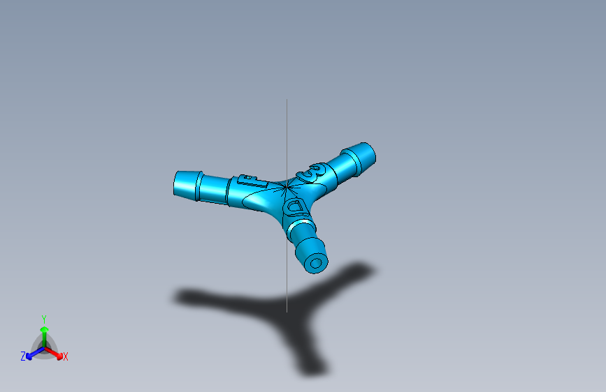 G036001-Y-分支器版本2+-+3Dponics滴灌系统=水泵油泵