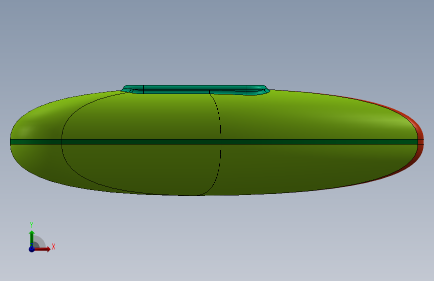 G046770-船 (131)=轮船船体 正面视图
