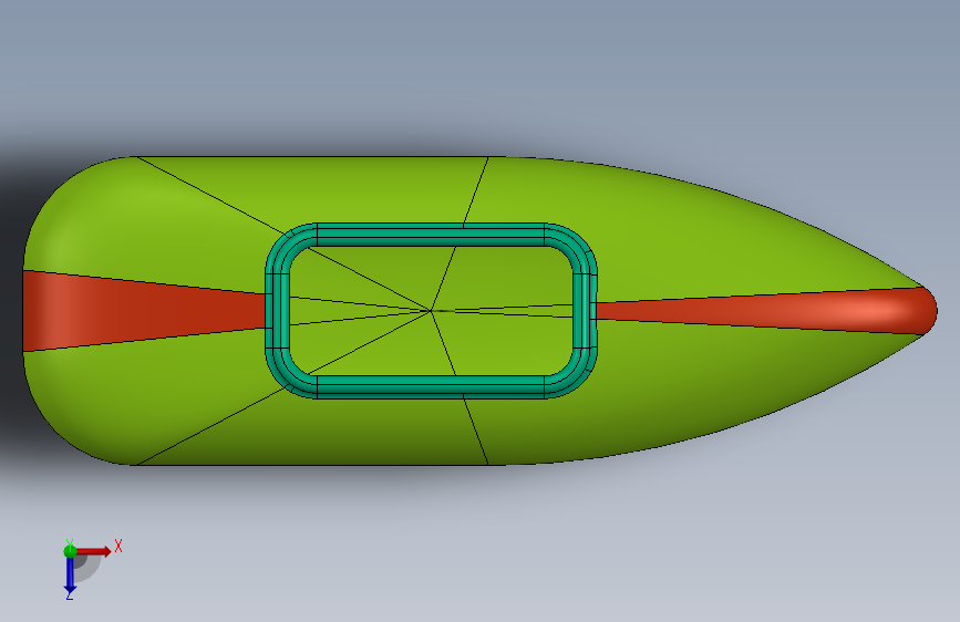 G046770-船 (131)=轮船船体 俯视图